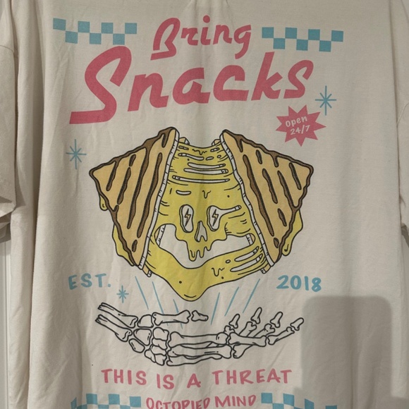 Octopied Mind Snacks T-Shirt - Picture 6 of 6